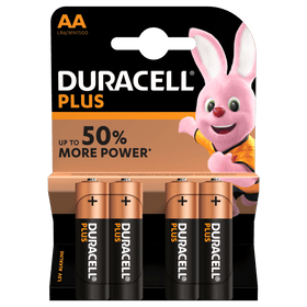 AA Duracell PLUS Alkaline BP-4 MN1500