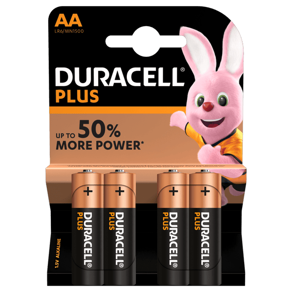 AA Duracell PLUS Alkaline BP-4 MN1500