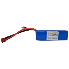 11.1v 2200mAh LiPo 25-50C (3 cell)