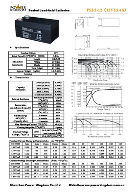 12v 3.2Ah SLA Afribatt - 0