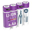 ANSMANN AA Lithium 1.5v 2000mAh BP-4-2