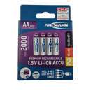ANSMANN AA Lithium 1.5v 2000mAh BP-4-1