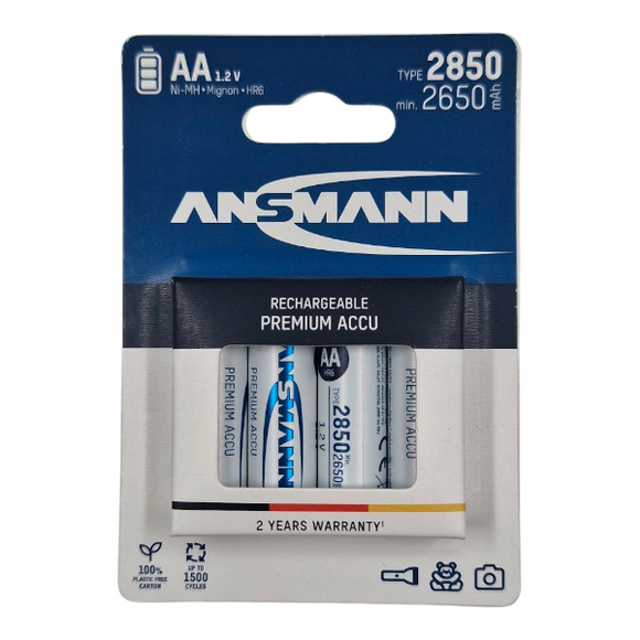 ANSMANN AA 2850mAh NiMh BP-4