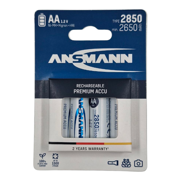 ANSMANN AA 2850mAh NiMh BP-4