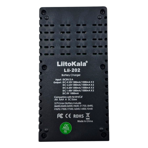 Li-Ion Charger Universal - 2 slot