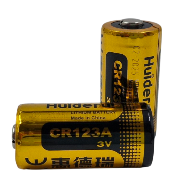 CR123 Huiderui 3v Lithium - 12 Pack
