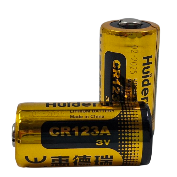 CR123 Huiderui 3v Lithium - 12 Pack