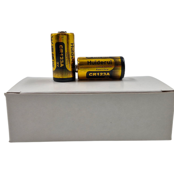 CR123 Huiderui 3v Lithium - 12 Pack