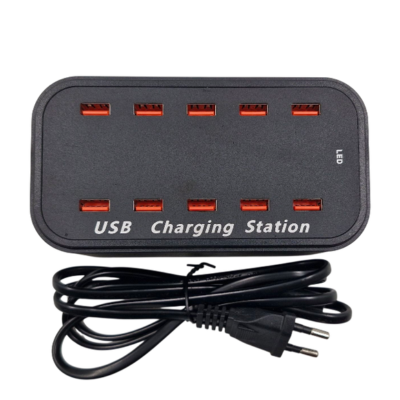 10-Way Li-Ion USB Charger