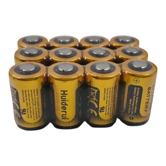 CR-2 Huiderui 3v Lithium - 12 Pack