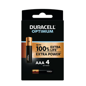 AAA Duracell OPTIMUM Alkaline BP-4 MN2400