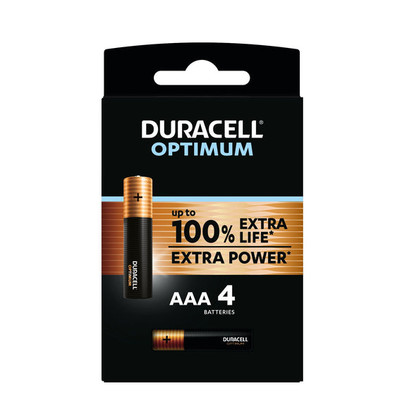 AAA Duracell OPTIMUM Alkaline BP-4 MN2400
