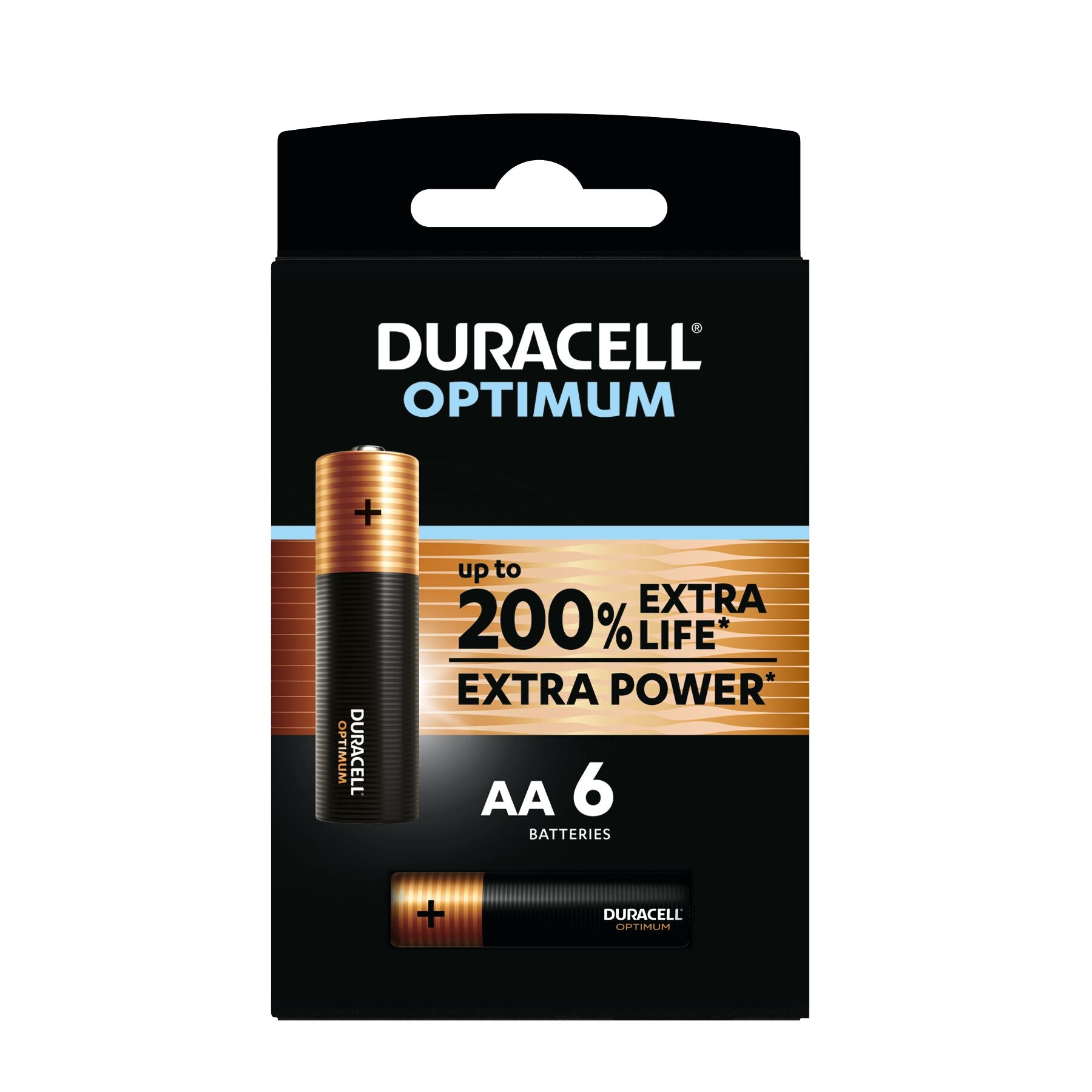 AA Duracell OPTIMUM Alkaline BP-6 MN1500