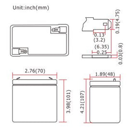 6v 4.5Ah Forbatt - 0