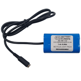 7.4v 6.8Ah Li-Ion Bicycle Light Pack