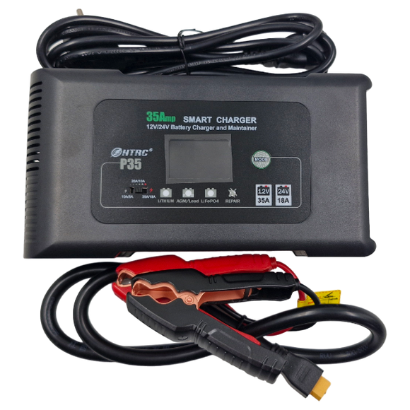 HTRC P35 12v/24v 35A 9 Stage Smart Battery Charger