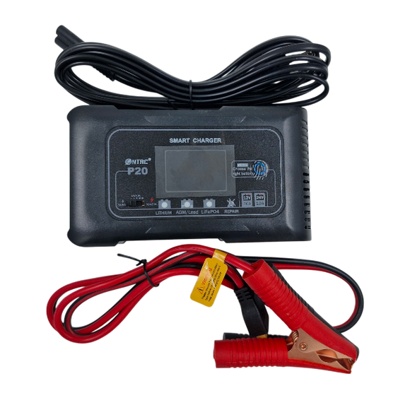 HTRC P20 12/24V 20A 9 Stage Smart Battery Charger