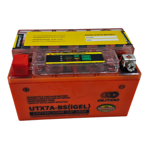 UTX7A-BS (iGel) 12v 7A/h LHP - OUTDO