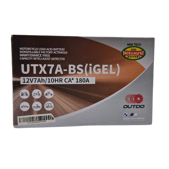 UTX7A-BS (iGel) 12v 7A/h LHP - OUTDO