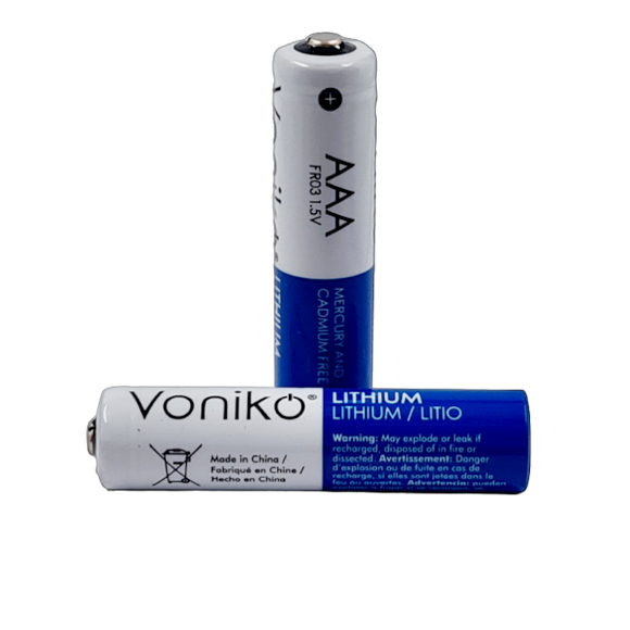 AAA Voniko Lithium 1.5V - 4 pack
