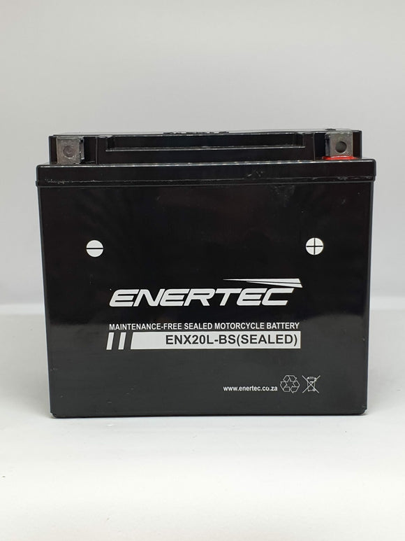 YTX20L-BS - 12V-20A/h SMF RHP - ENERTEC