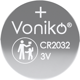 CR2032 Voniko 3v Lithium - 5 Pack
