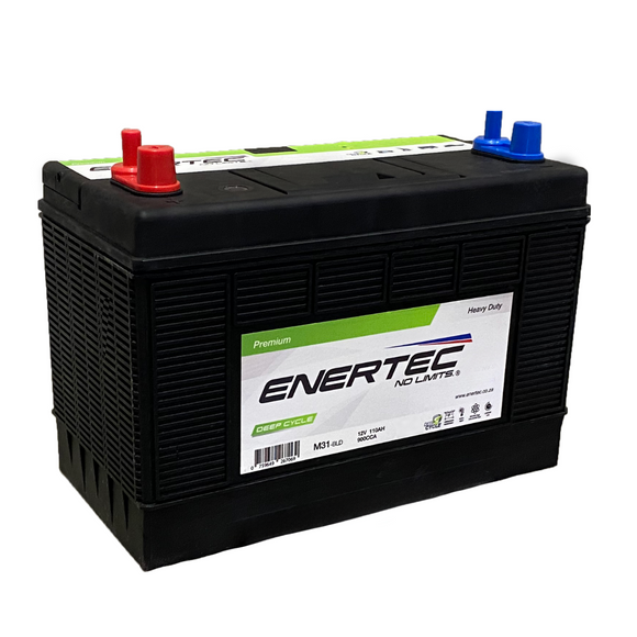 12v 110Ah Enertec Deep Cycle - Dual Post - M31-BLD