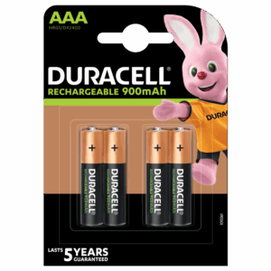 Duracell AAA 900mAh NiMh BP-4 Precharged - 5yrs