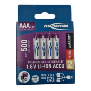 ANSMANN AAA Lithium 1.5v 500mAh BP-4
