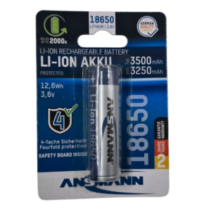 ANSMANN 18650 3.7v 3500mAh - Protected