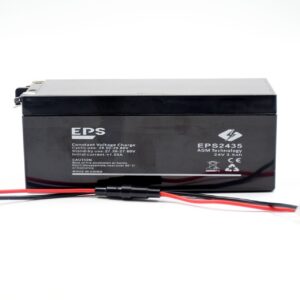 24v 3.5Ah EPS AGM - Double F1 terminal and Leads