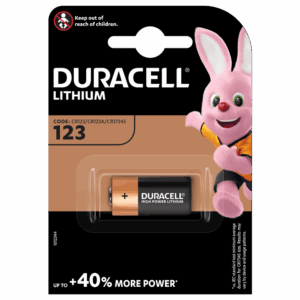 CR123A Duracell 3v Lithium