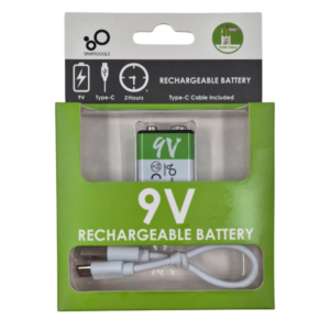 9V 650mAh Li-Po with USB charging port